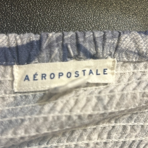 5 Aeropostale Juniors Floral Spaghetti Strap Faux Wrap Button Romper Small - Picture 14 of 16